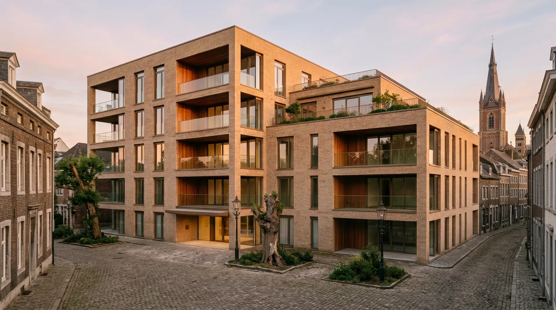 Hetzelfde gebouw in Maastricht